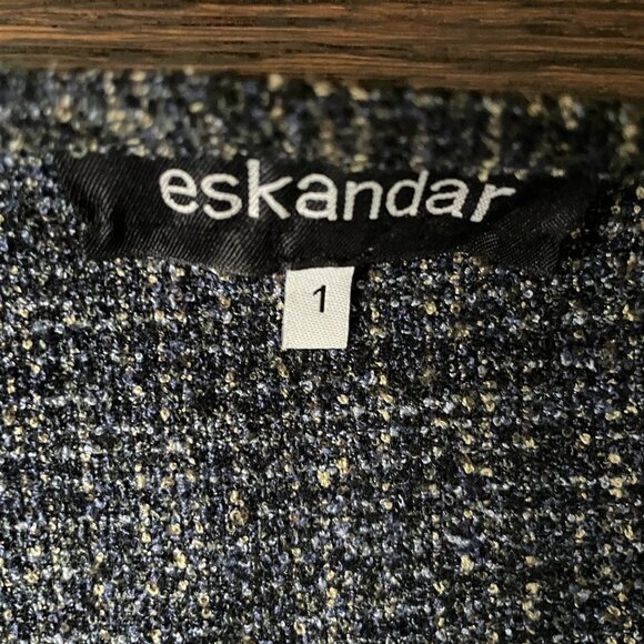 Stunning Eskandar wool/silk blend Boucle jacket-Size 10/12 - Picture 4 of 15